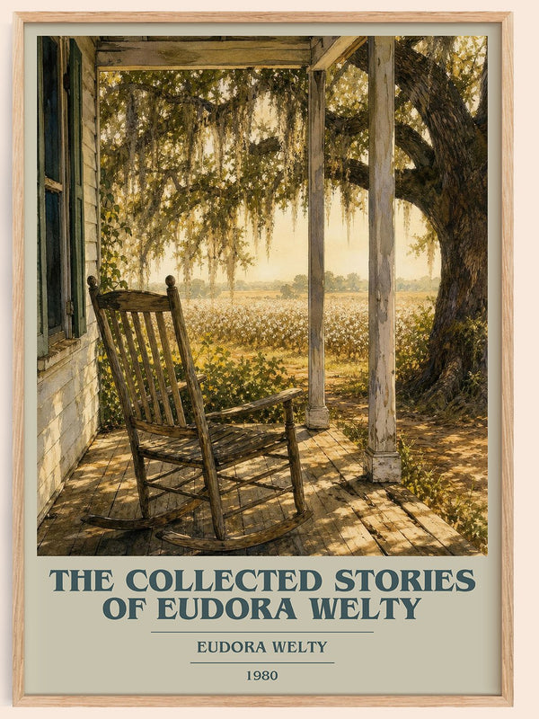 The Collected Stories of Eudora Welty book cover book poster by Eudora Welty – framed literary art print