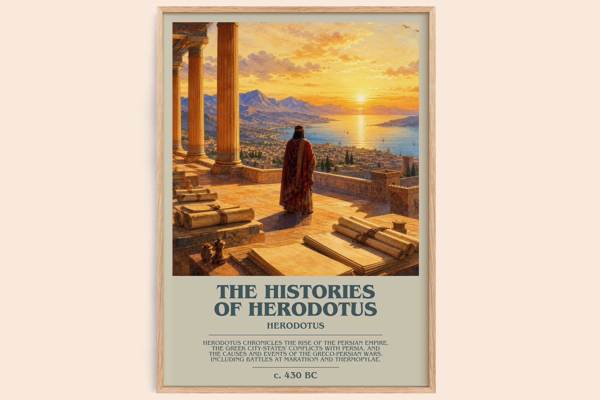The Histories of Herodotus Bookish Wall Art by Herodotus
