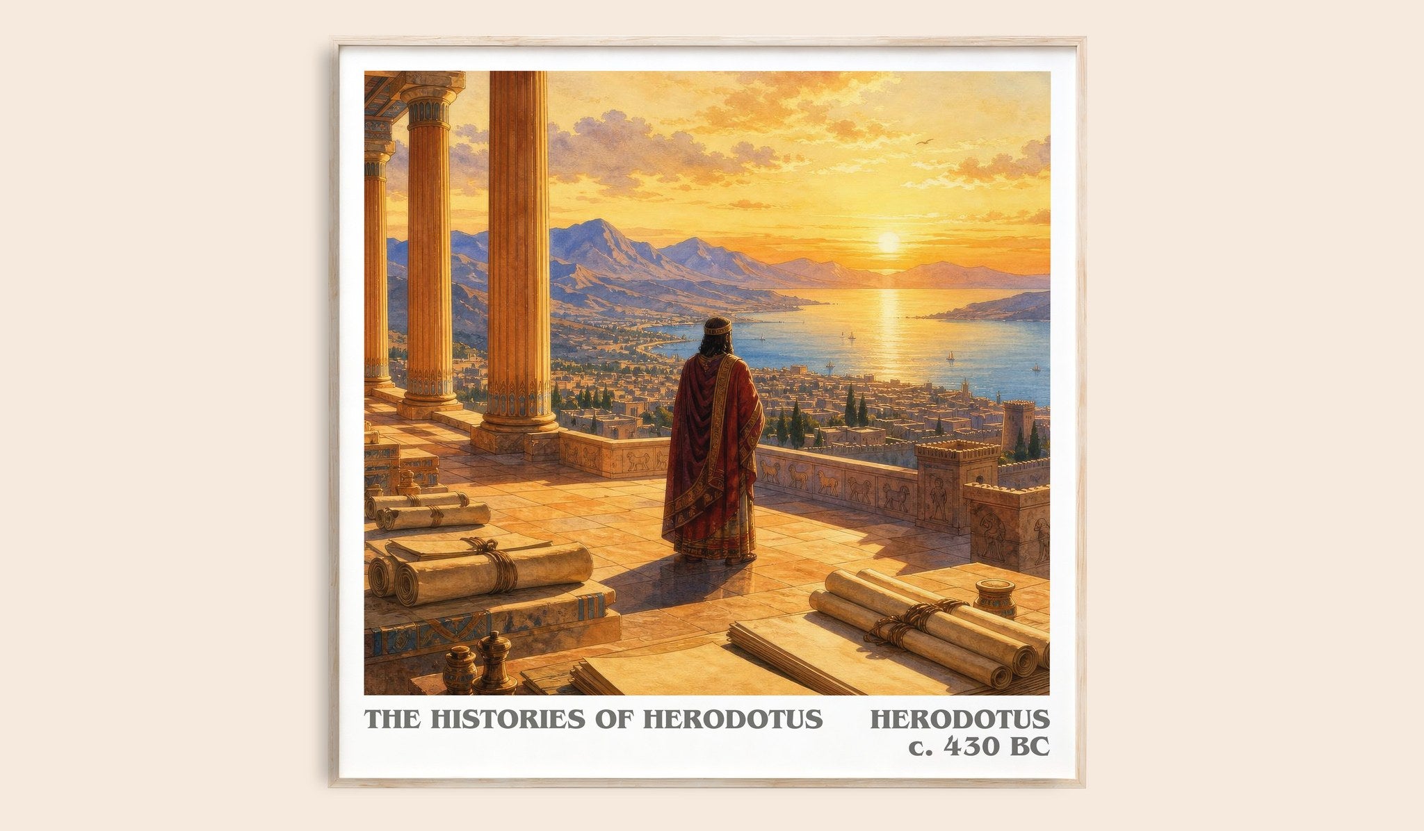 The Histories of Herodotus Literary Art Print by Herodotus