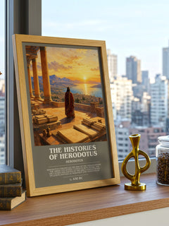 The Histories of Herodotus bookish poster colour and style options – Herodotus book art
