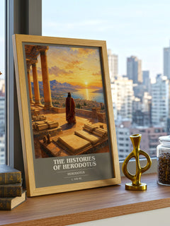 The Histories of Herodotus book cover poster colour and style options – Herodotus book art