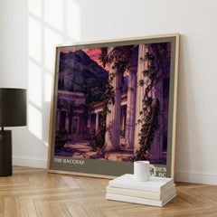 The Bacchae literary art print colour and style options – Euripides book art