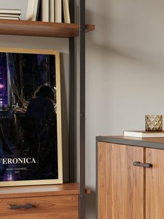 Veronica book watercolour illustration paper finish options – matte satin gloss
