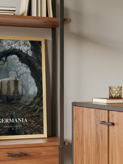 Germania book watercolour illustration paper finish options – matte satin gloss