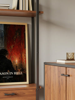 A Season in Hell book watercolour illustration paper finish options – matte satin gloss