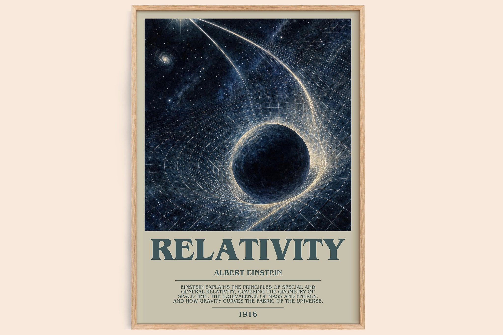 Relativity Bookish Wall Art by Albert Einstein