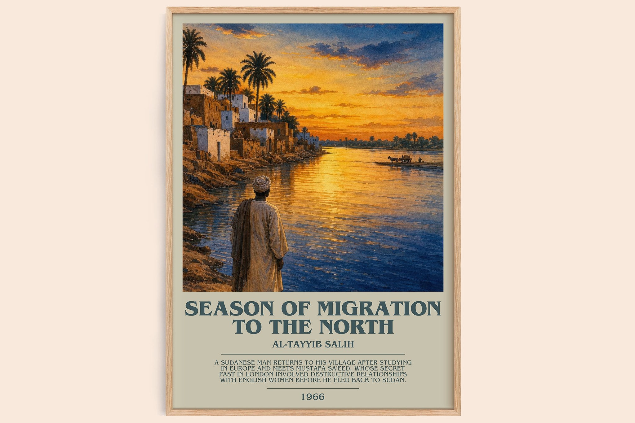 Season of Migration to the North Bookish Wall Art by Al-Tayyib Salih