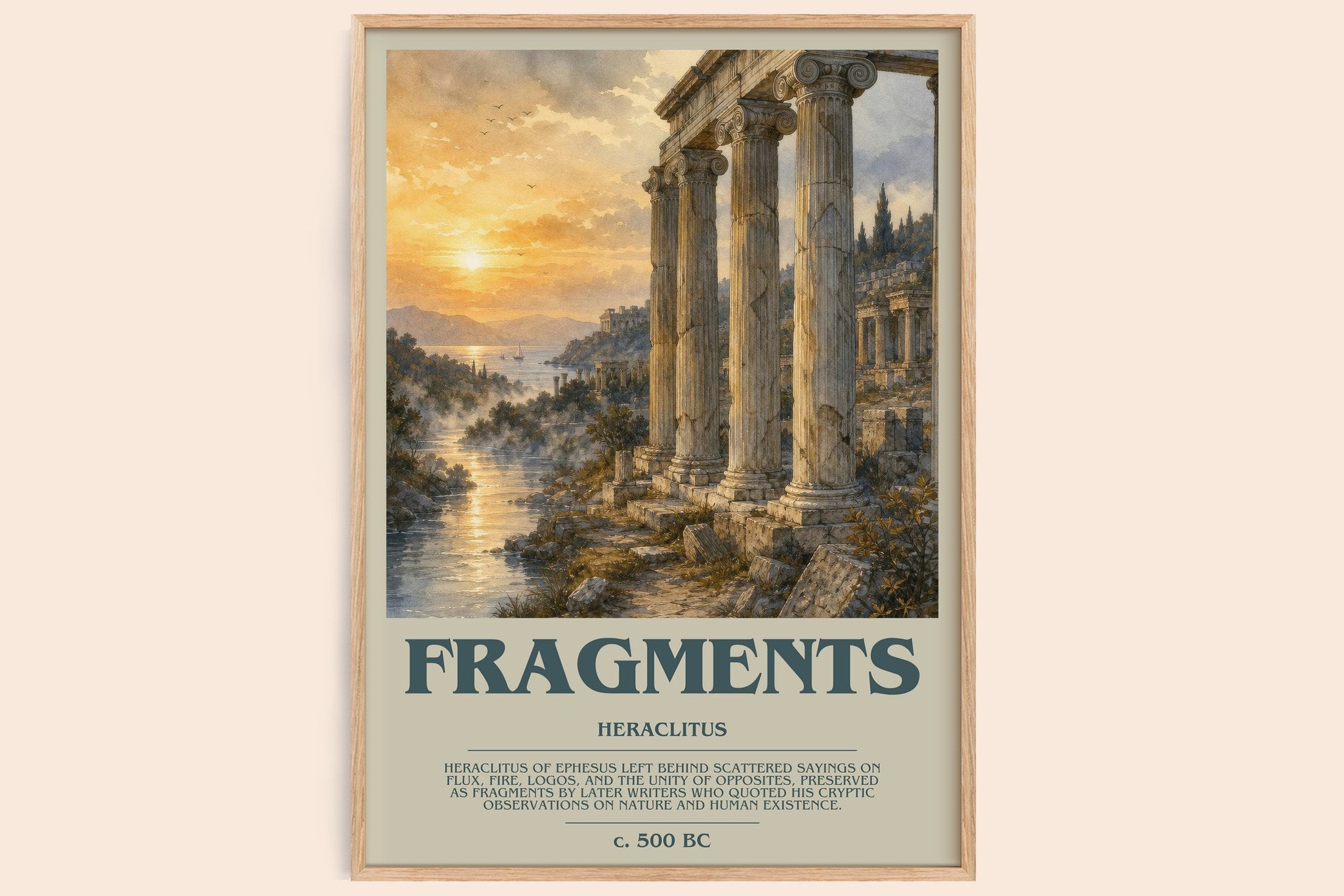 Fragments Bookish Wall Art by Heraclitus