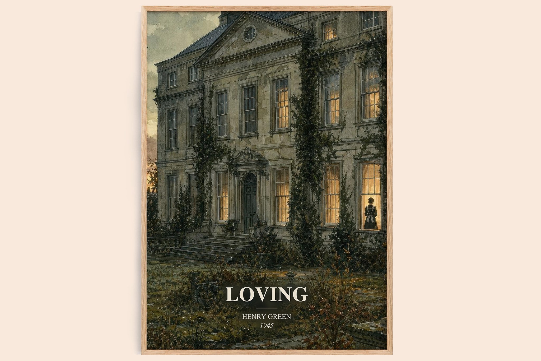 Loving Book Watercolour Illustration by Henry Green