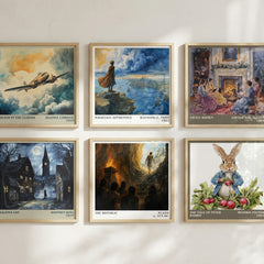 The Republic literary print in frame leaning in hallway – philosophy wall art