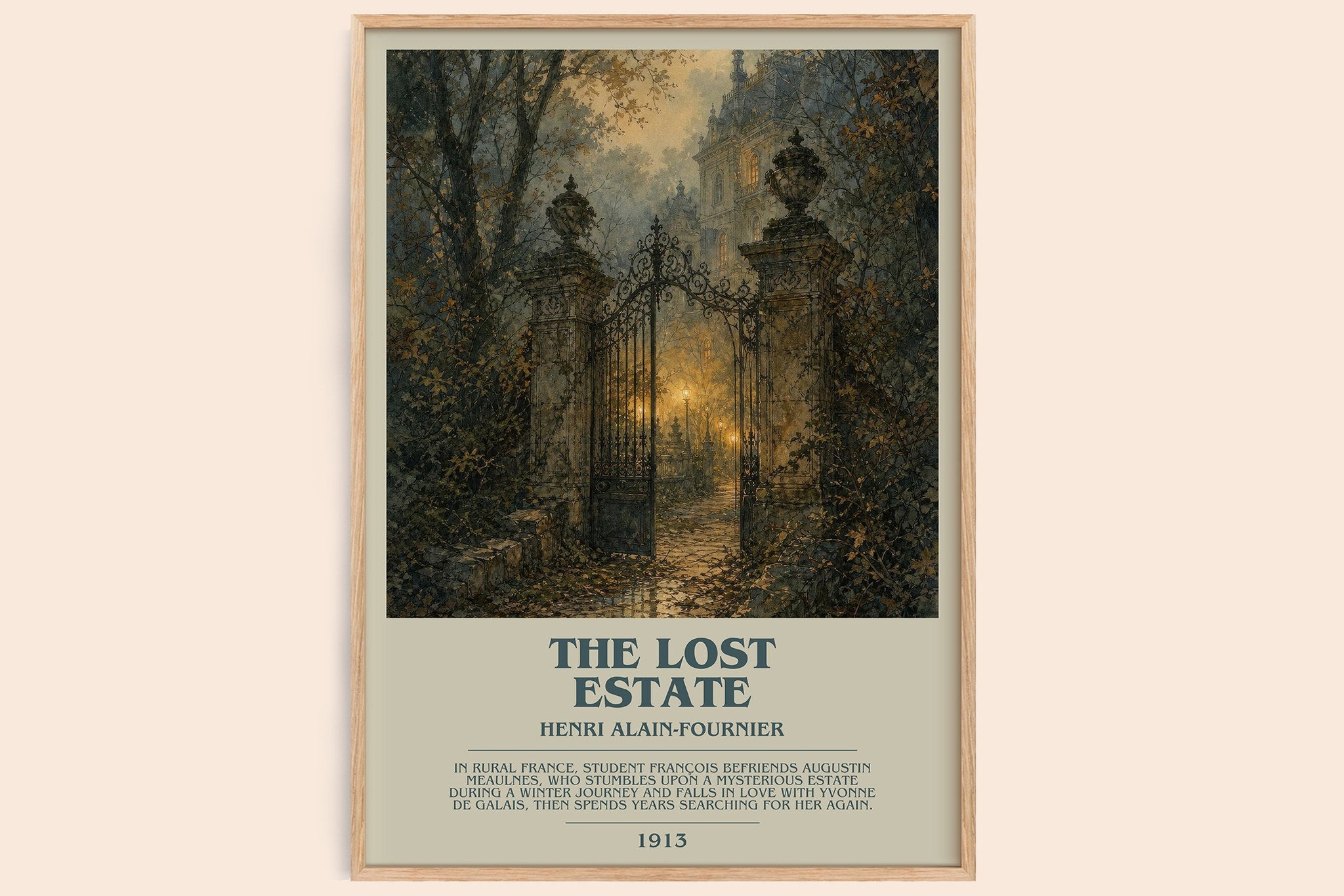 The Lost Estate Bookish Wall Art by Henri Alain-Fournier