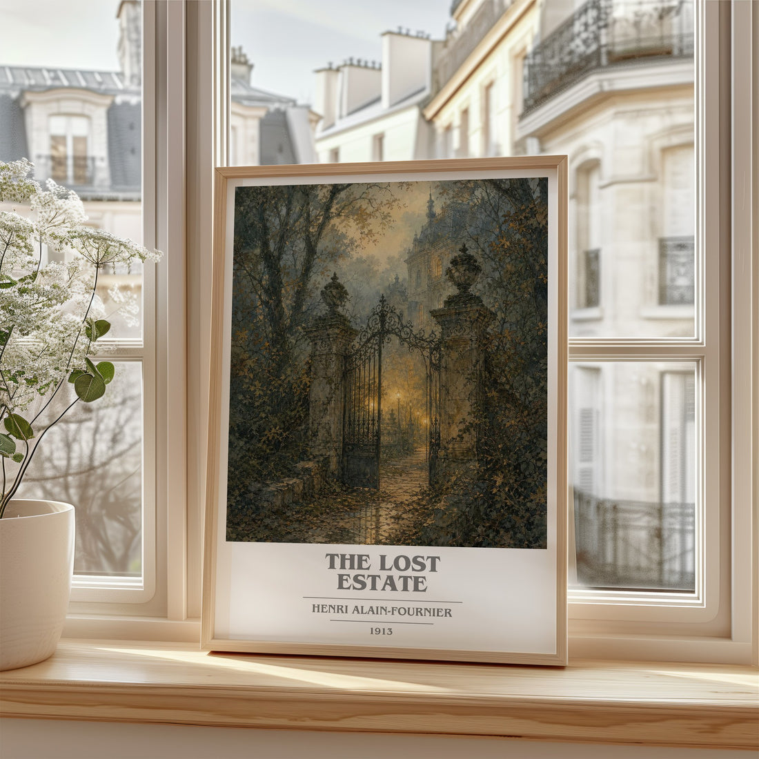 The Lost Estate book cover poster colour and style options – Henri Alain-Fournier book art