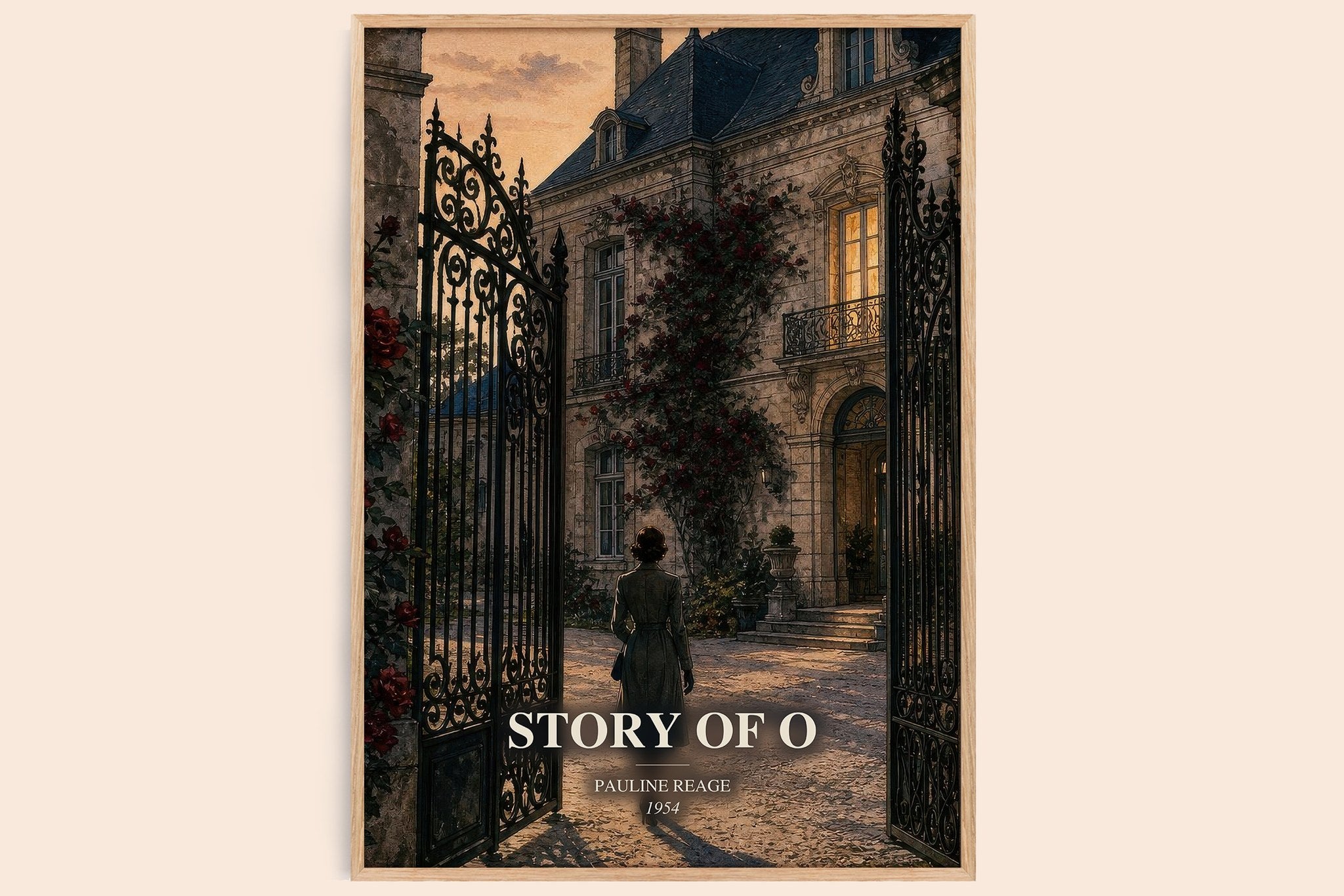 Story of O Book Watercolour Illustration by Pauline Reage