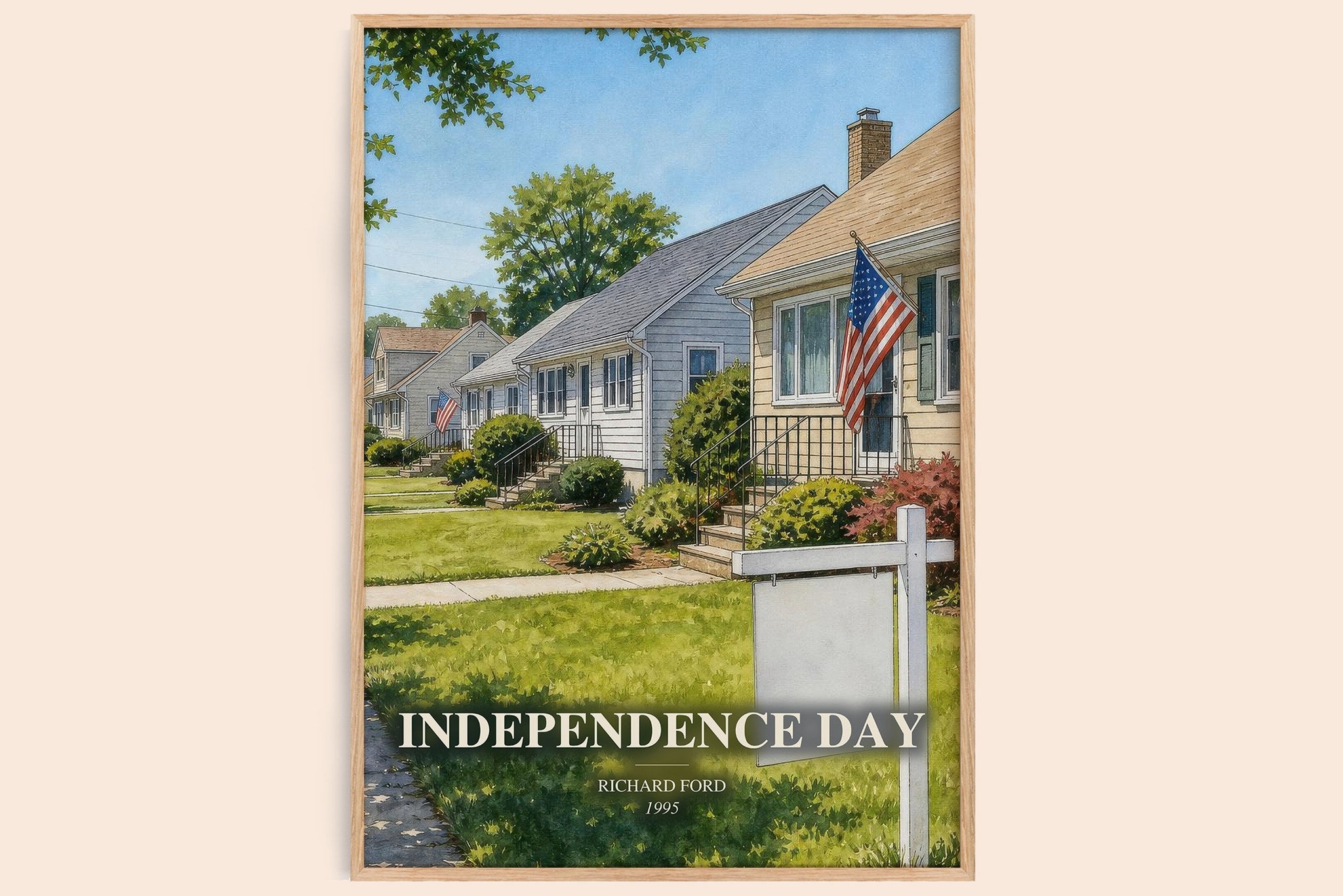 Independence Day Book Watercolour Illustration by Richard Ford
