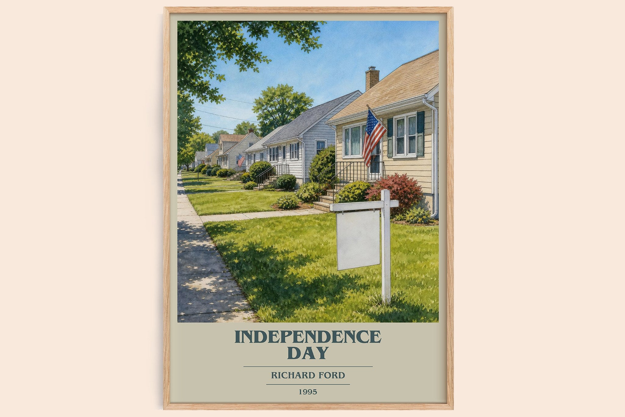 Independence Day Book Cover Poster by Richard Ford