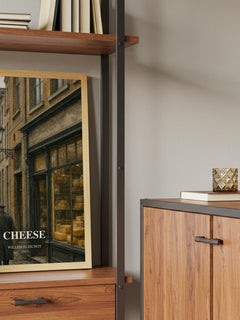 Cheese book watercolour illustration paper finish options – matte satin gloss