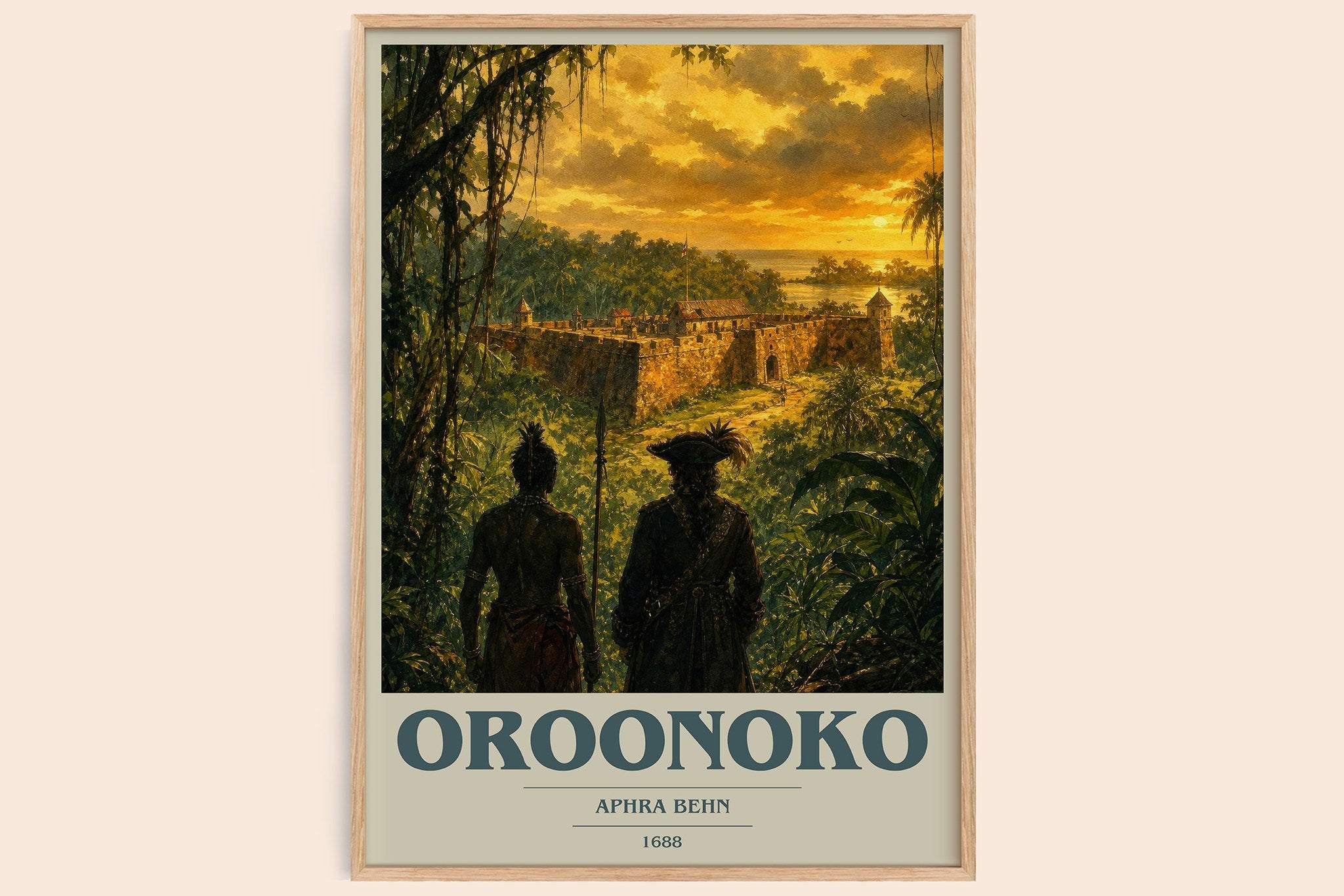 Oroonoko Book Cover Poster by Aphra Behn