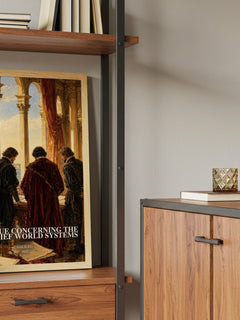 Dialogue Concerning the Two Chief World Systems book watercolour illustration paper finish options – matte satin gloss