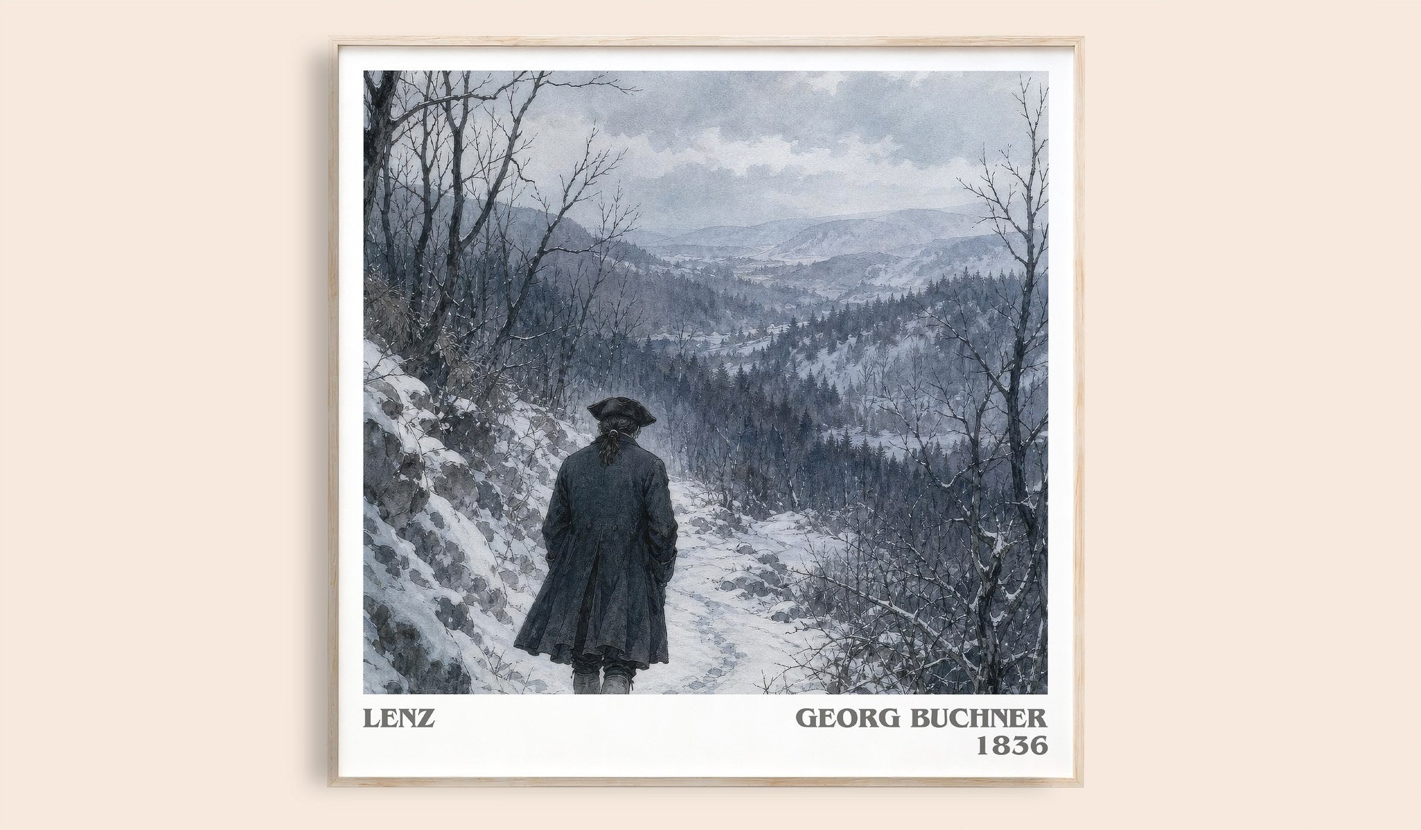 Lenz Literary Art Print by Georg Buchner