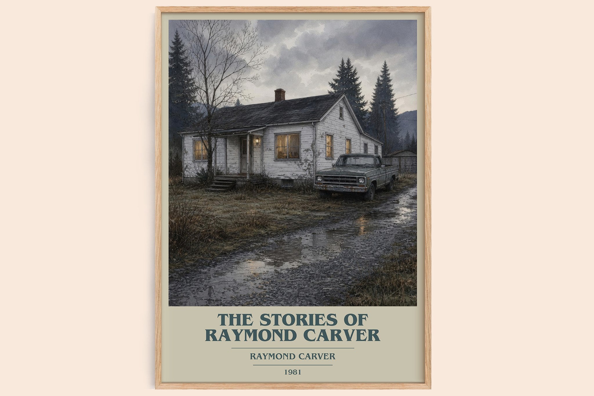 The Stories of Raymond Carver Book Cover Poster by Raymond Carver