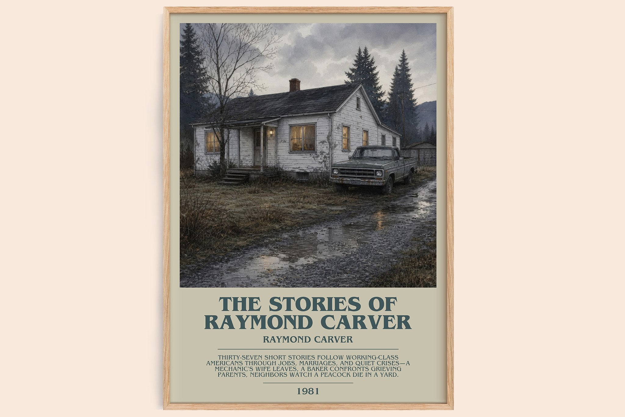 The Stories of Raymond Carver Bookish Wall Art by Raymond Carver
