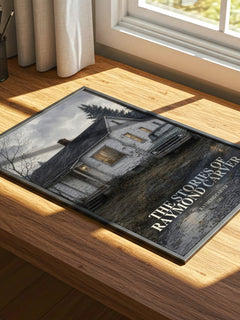 The Stories of Raymond Carver watercolour book poster framed on wall – literary fiction wall art