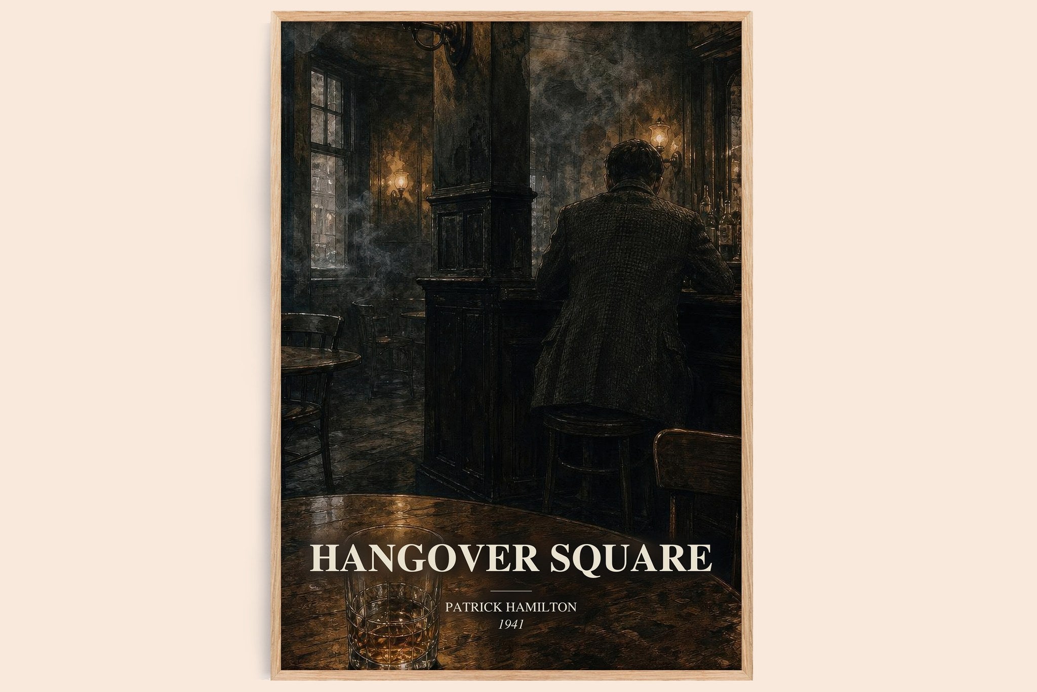 Hangover Square Book Watercolour Illustration by Patrick Hamilton
