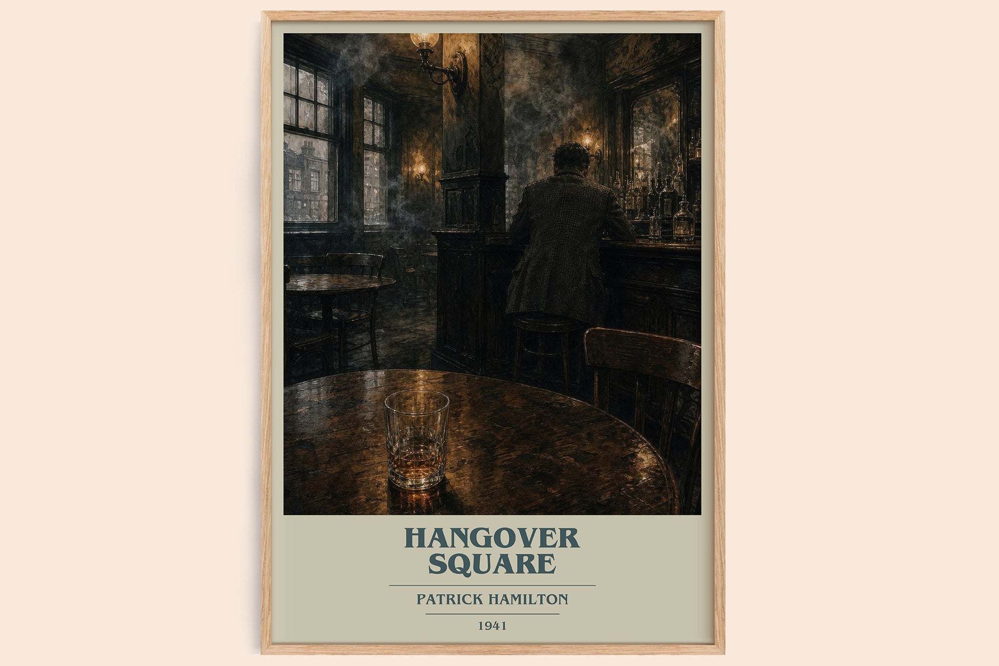 Hangover Square Book Cover Poster by Patrick Hamilton