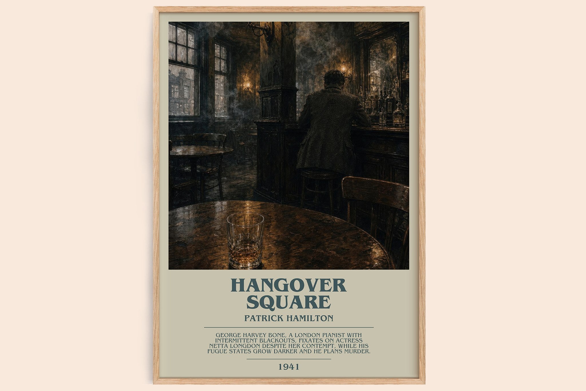 Hangover Square Bookish Wall Art by Patrick Hamilton