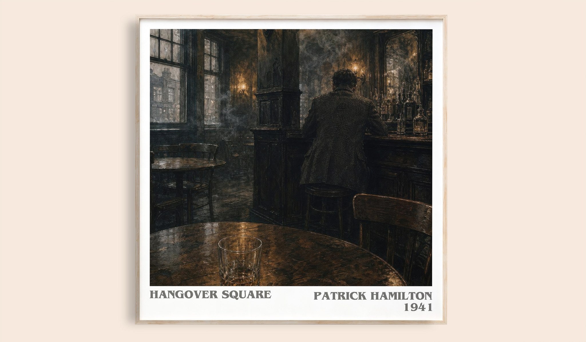 Hangover Square Literary Art Print by Patrick Hamilton