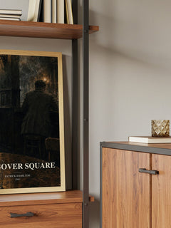 Hangover Square book watercolour illustration paper finish options – matte satin gloss