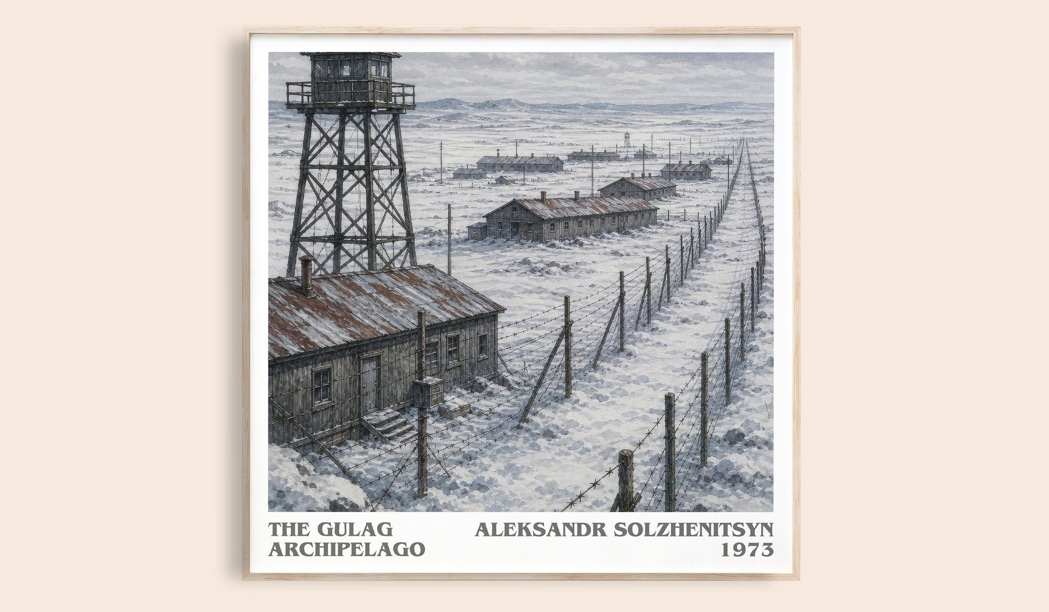 The Gulag Archipelago Literary Art Print by Aleksandr Solzhenitsyn