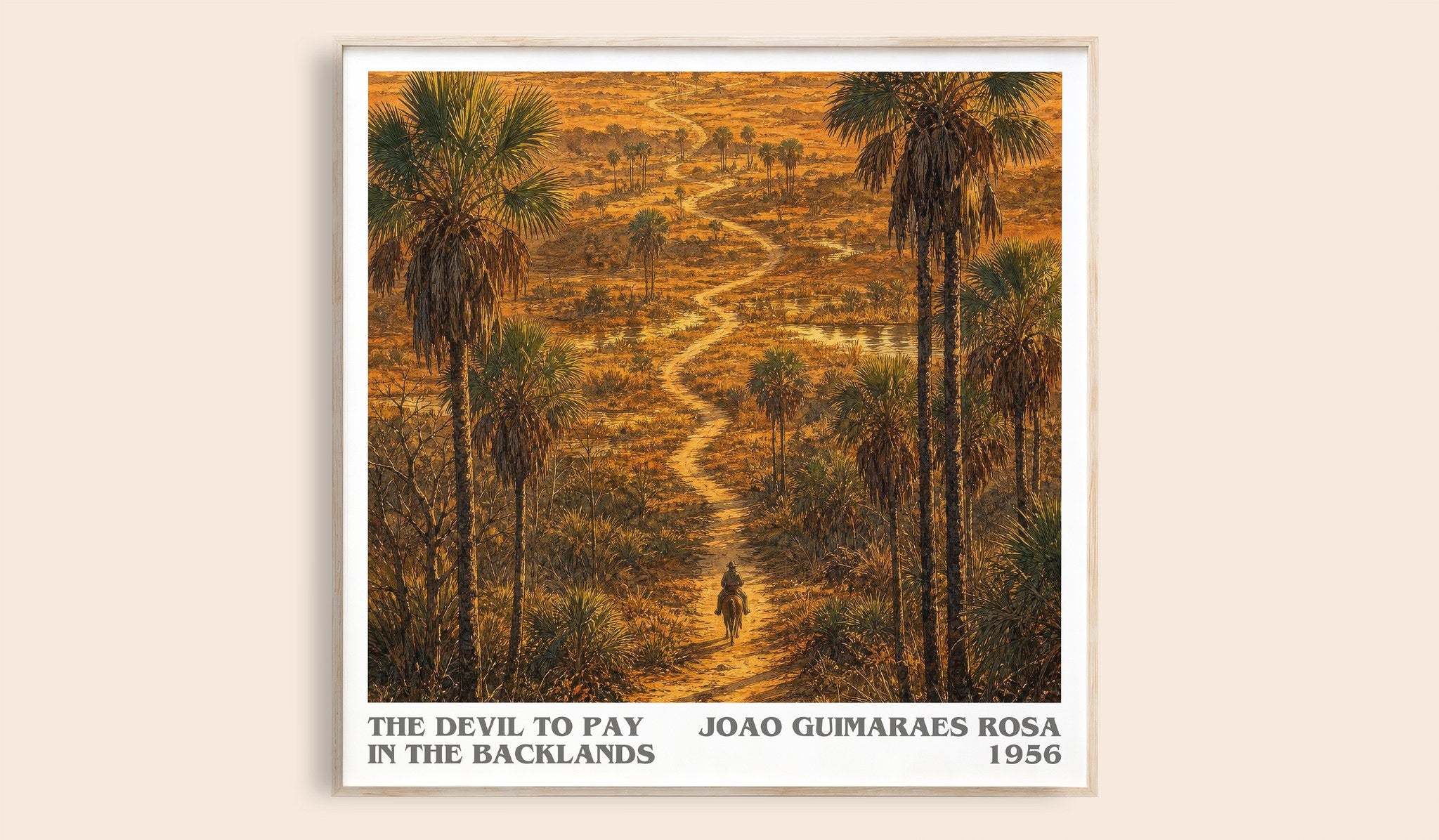 Devil to Pay in the Backlands Literary Art Print by J. Rosa