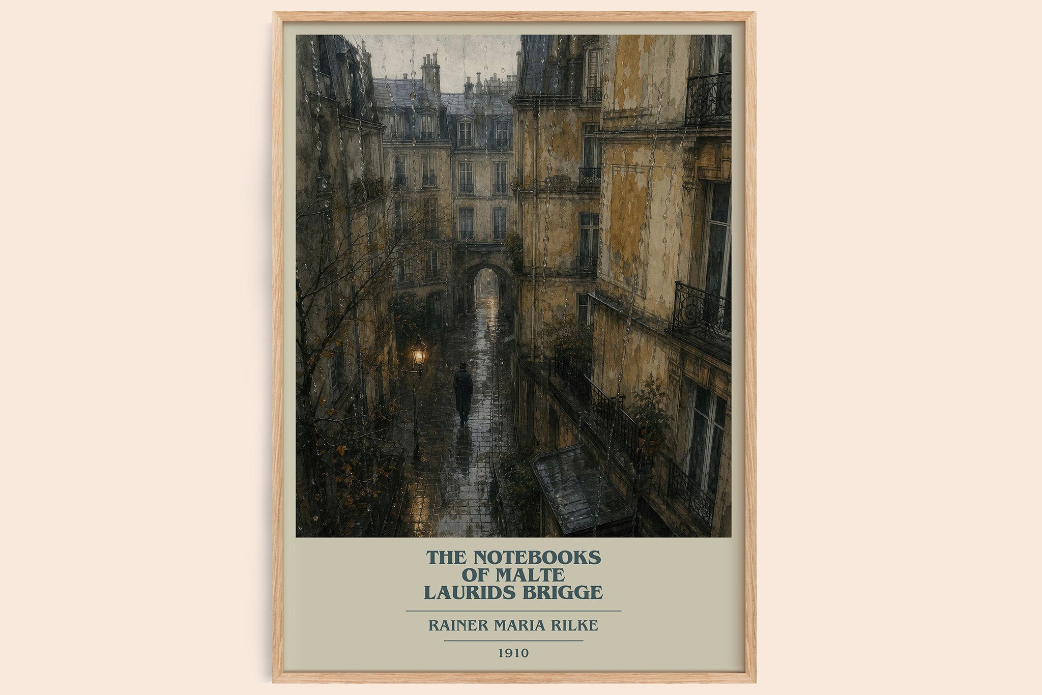 Notebooks of Malte Laurids Brigge Book Cover Poster by R. Rilke