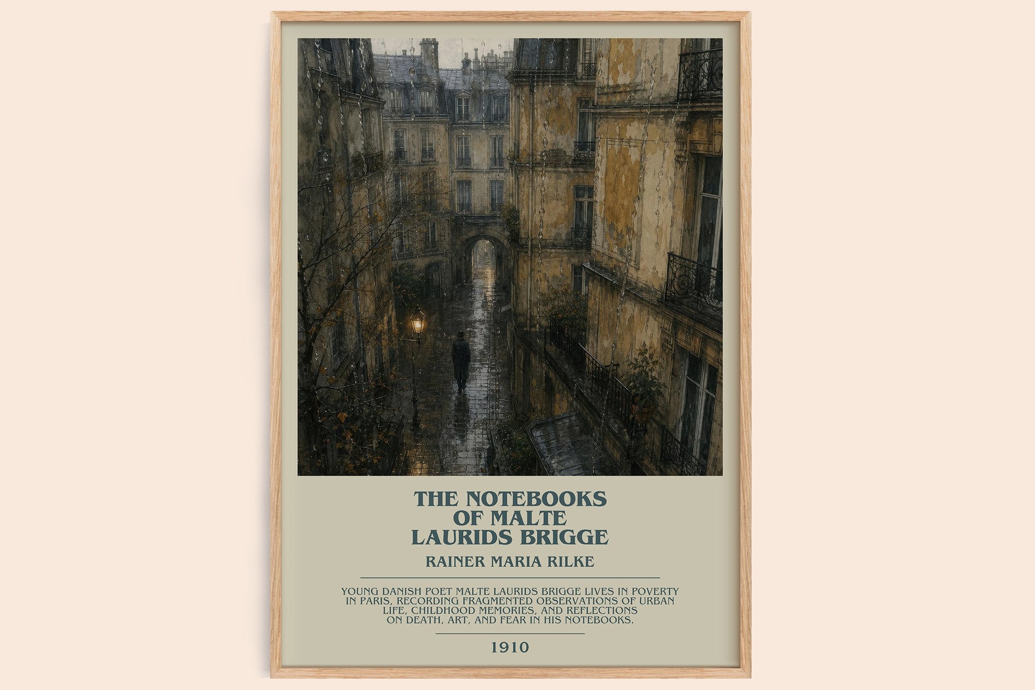Notebooks of Malte Laurids Brigge Bookish Wall Art by R. Rilke
