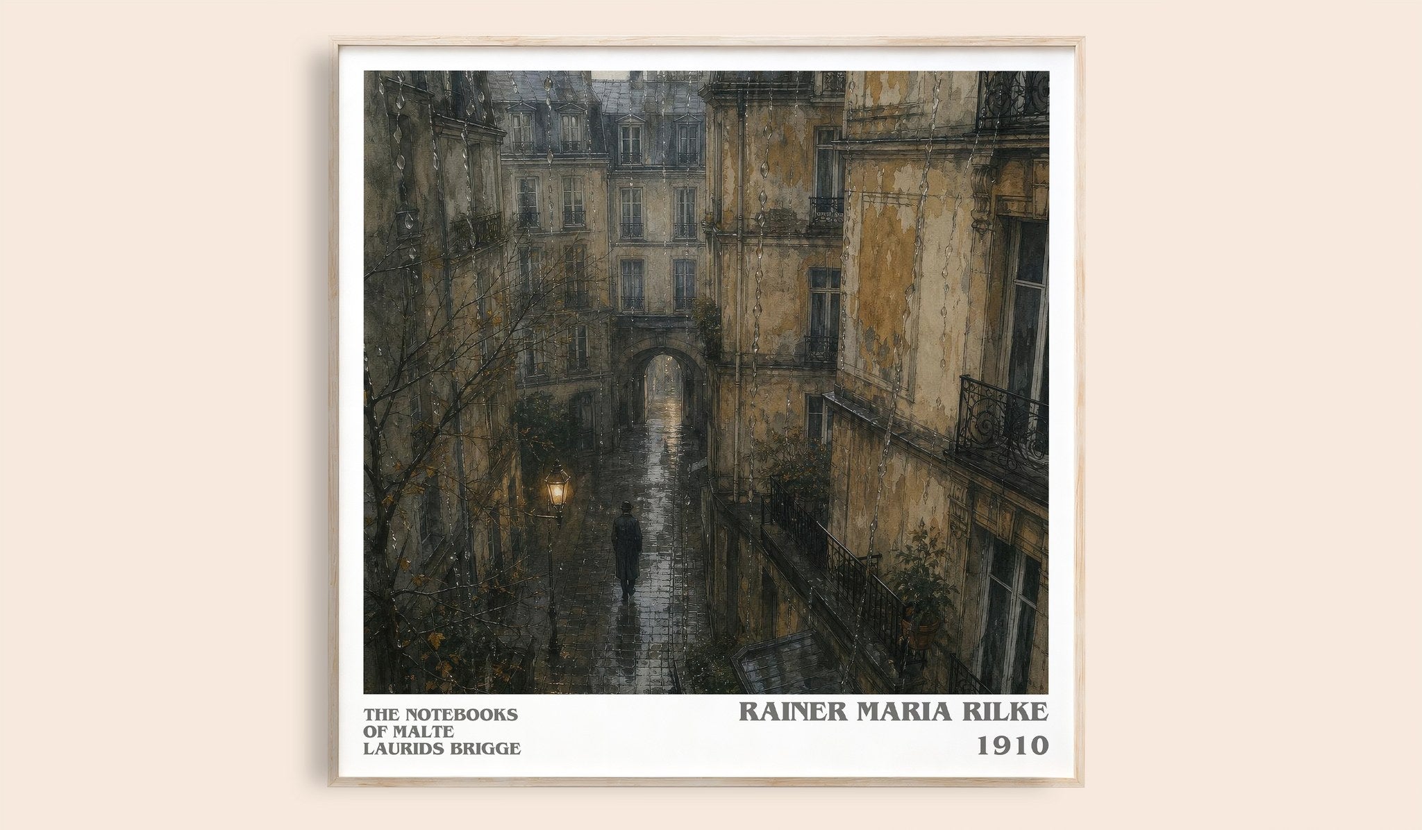 Notebooks of Malte Laurids Brigge Literary Art Print by R. Rilke