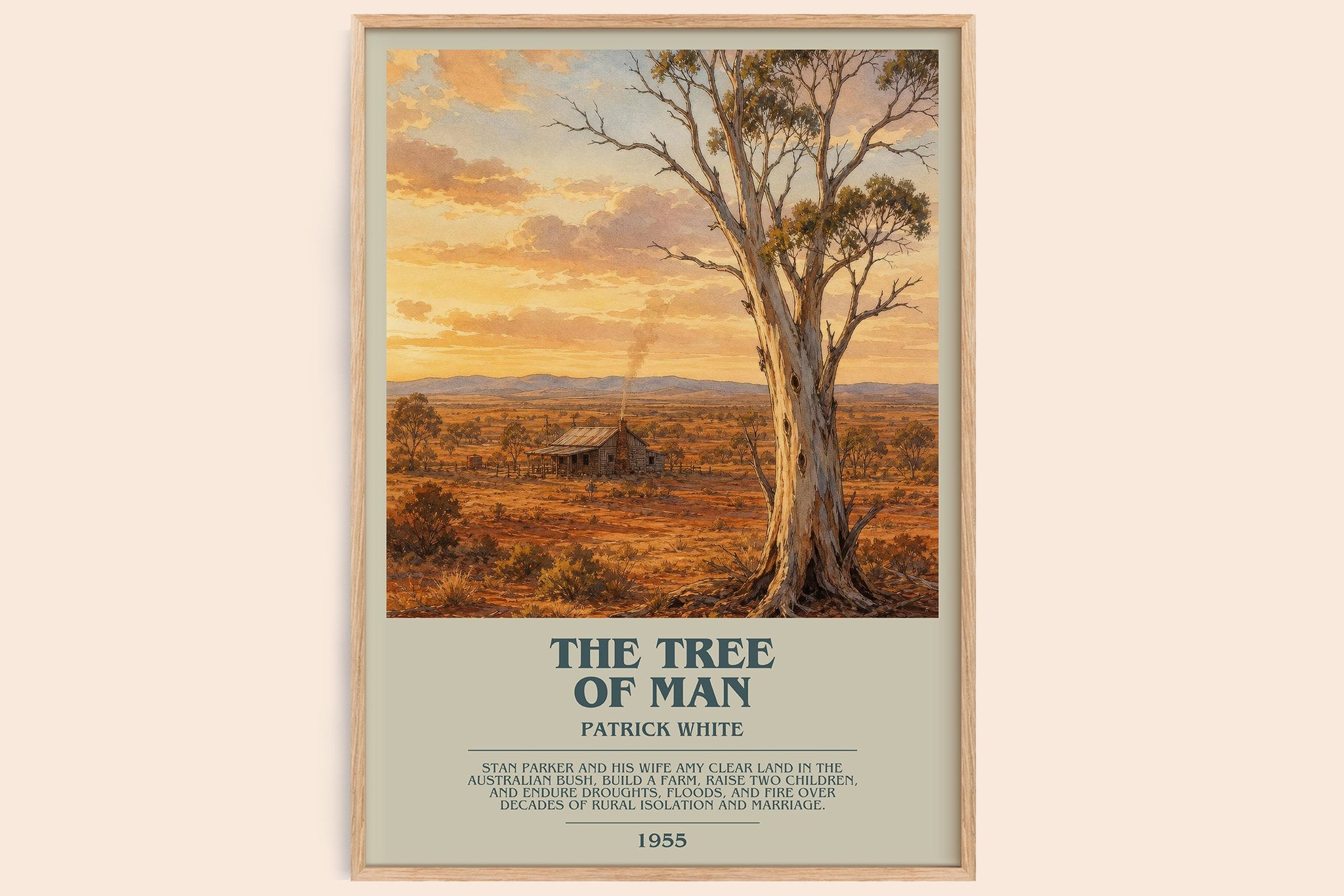 The Tree of Man Bookish Wall Art by Patrick White