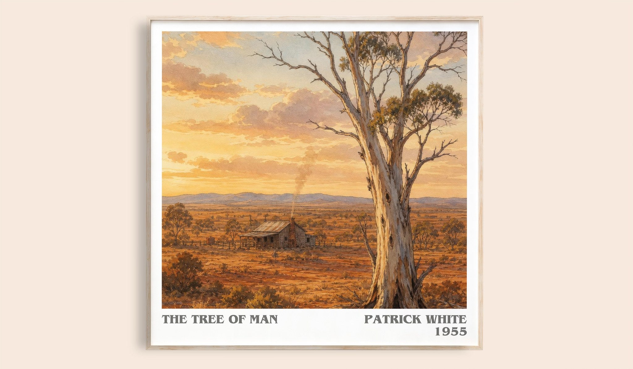 The Tree of Man Literary Art Print by Patrick White