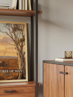 The Tree of Man book watercolour illustration paper finish options – matte satin gloss