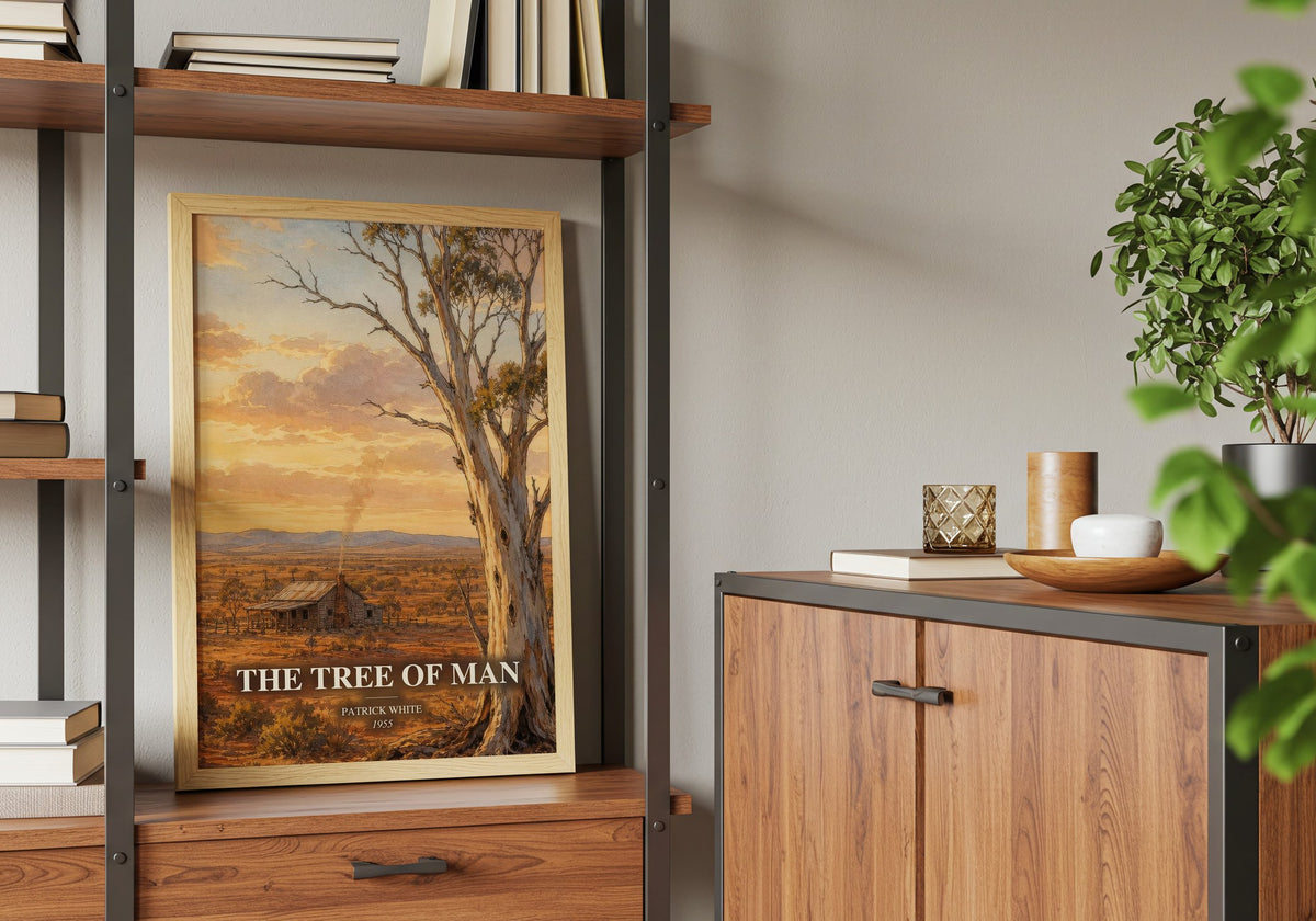 The Tree of Man book watercolour illustration paper finish options – matte satin gloss