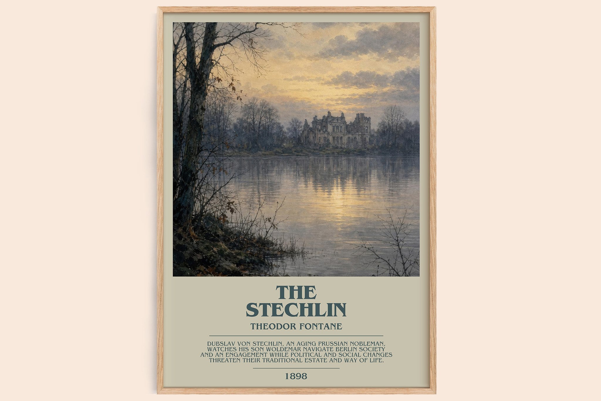 The Stechlin Bookish Wall Art by Theodor Fontane