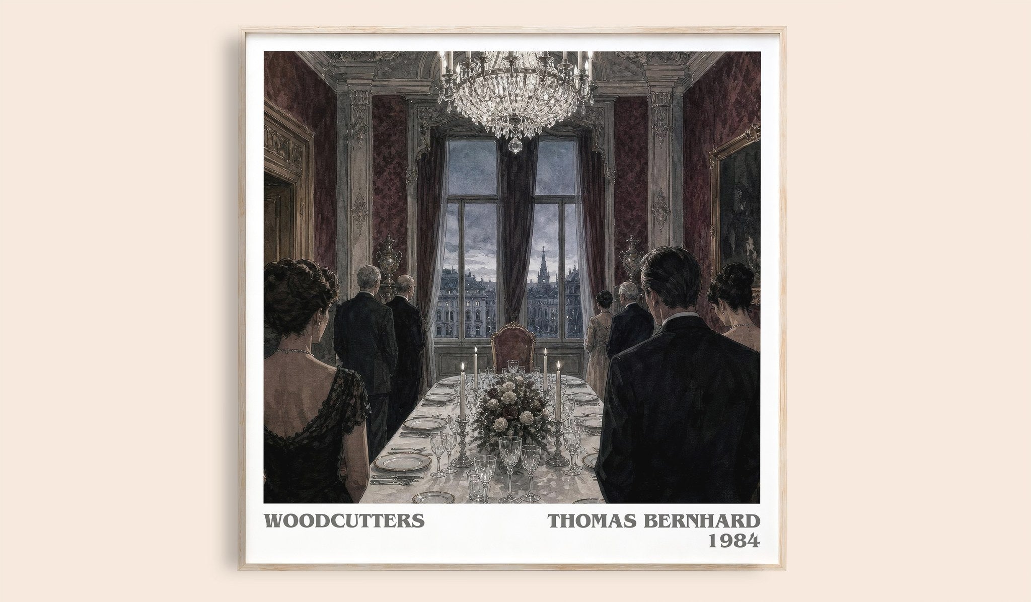 Woodcutters Literary Art Print by Thomas Bernhard