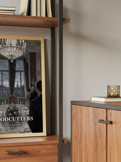 Woodcutters book watercolour illustration paper finish options – matte satin gloss