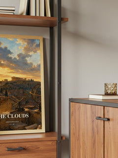 The Clouds book watercolour illustration paper finish options – matte satin gloss
