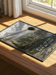 Julie, or the New Heloise watercolour book poster framed on wall – philosophy wall art