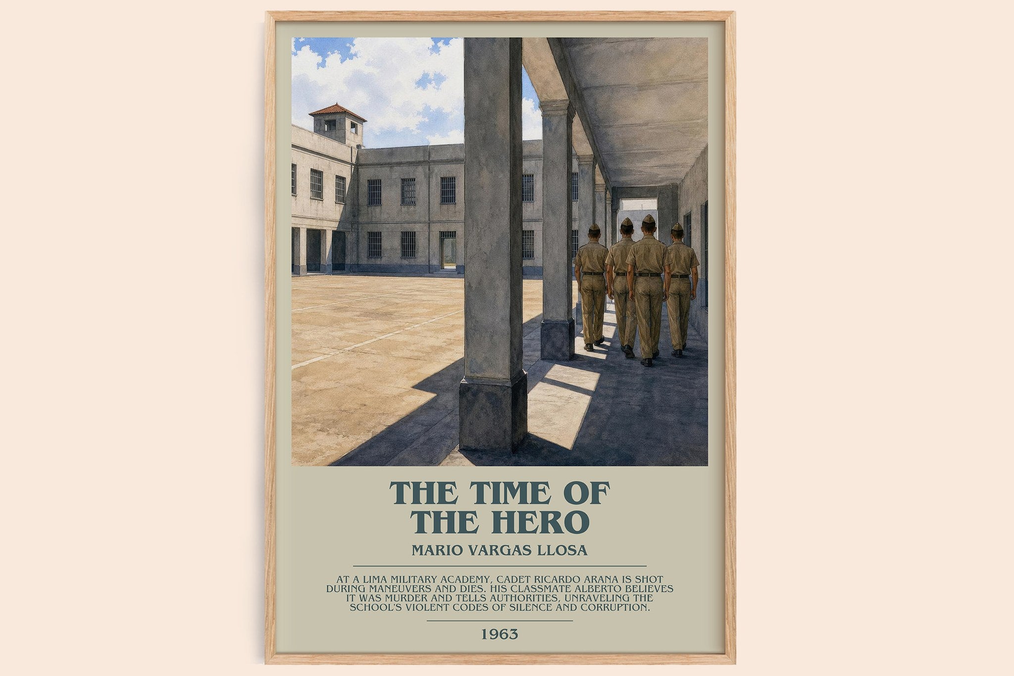 The Time of the Hero Bookish Wall Art by Mario Vargas Llosa