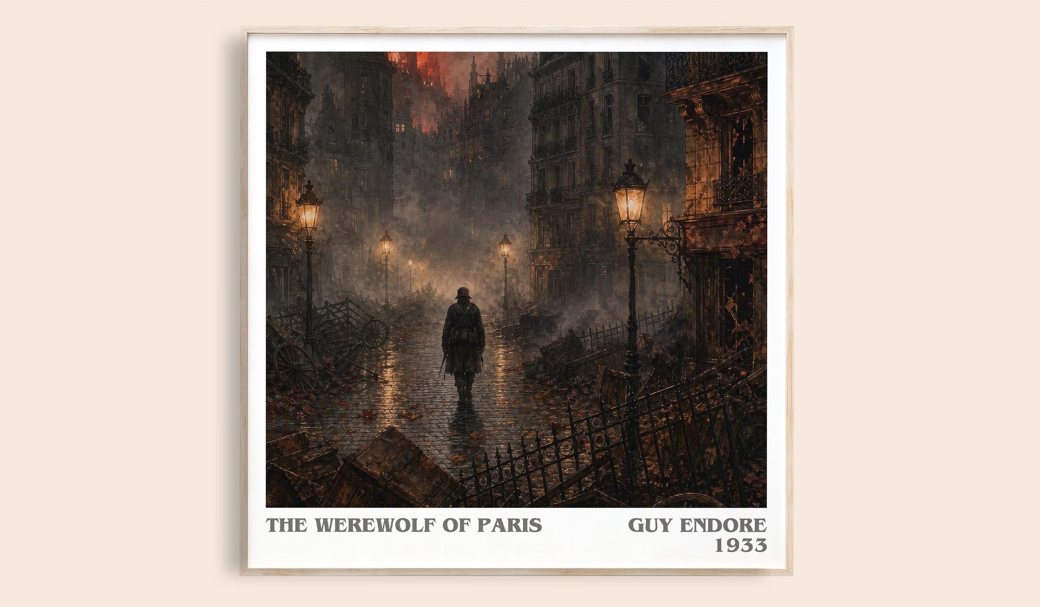 The Werewolf Of Paris Literary Art Print by Guy Endore