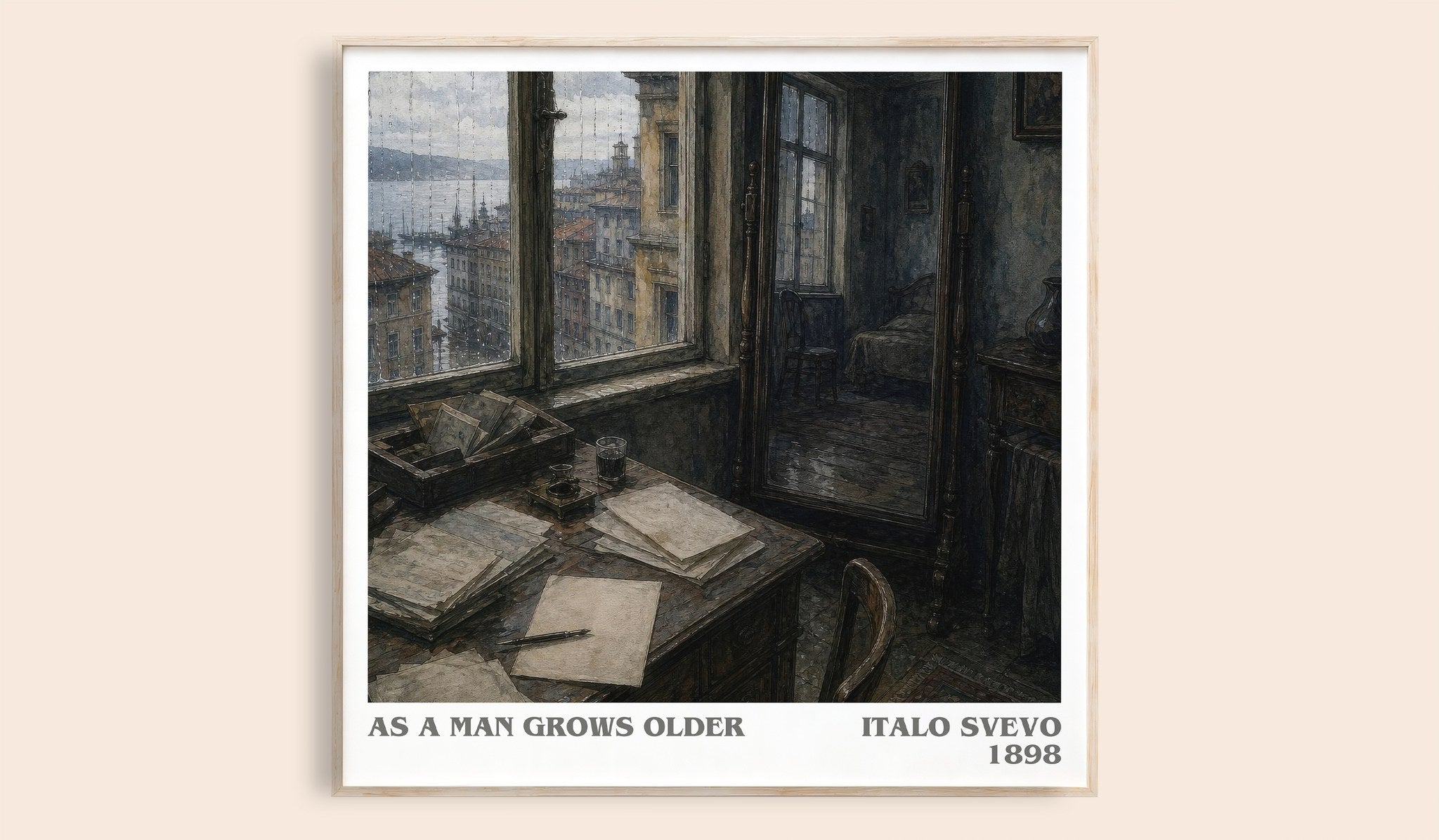 As A Man Grows Older Literary Art Print by Italo Svevo