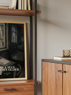 As A Man Grows Older book watercolour illustration paper finish options – matte satin gloss