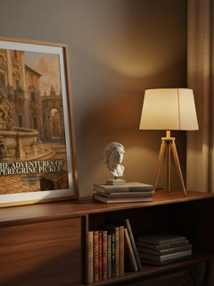 The Adventures of Peregrine Pickle watercolour print on bookshelf – Tobias Smollett fan gift